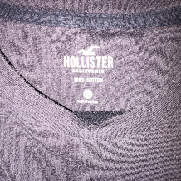 Hollister Blue and White Gradient Short Sleeve Tee - Picture 3 of 3